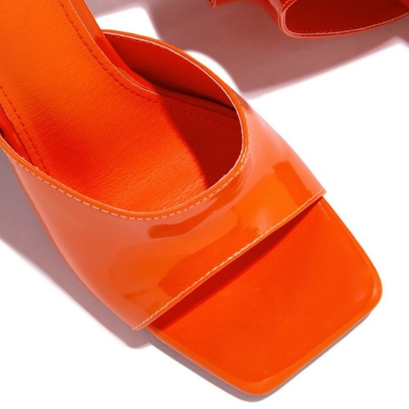 Block Heel Mule Slides - Picture 4 of 6